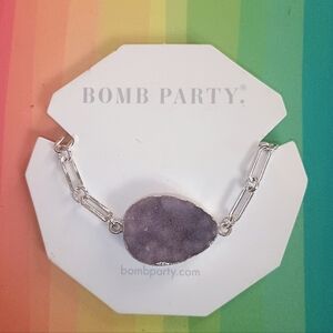 Bomb Party Druzy Bracelet